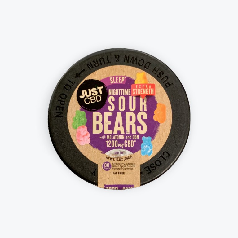 Just CBD Nighttime Sleep Sour Bears - 15mg CBD Each