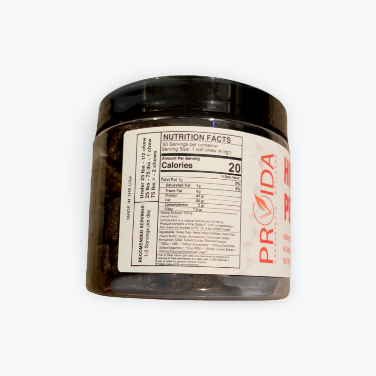 PROVIDA Hip and Joint Dog Chews - 10mg CBD Each - Image 3