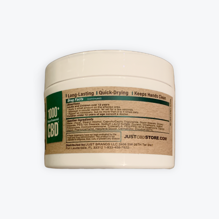 Just CBD Relief Soothing Cream Unscented - 1000mg - Image 2