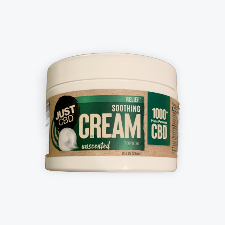 Just CBD Relief Soothing Cream Unscented - 1000mg