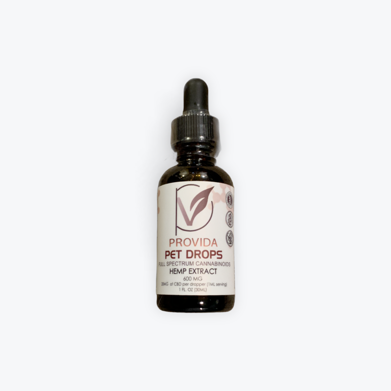 PROVIDA CBD Pet Drops - 20mg CBD Per Dropper