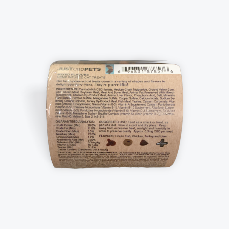 Just CBD Pets Cat Treats - 0.3mg CBD Each - Image 3