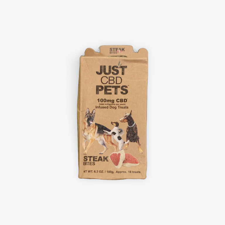 Just CBD Pets Steak Bites Dog Treats - 5.5mg CBD Each