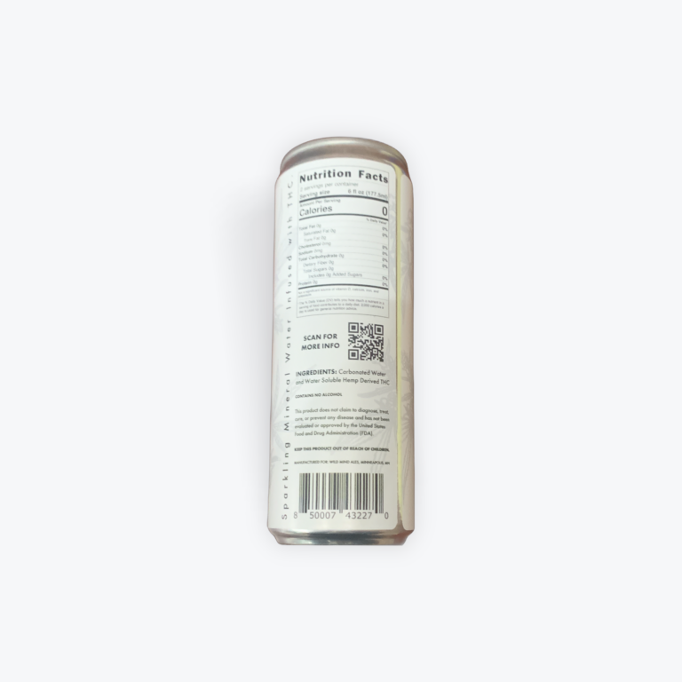 WLD WTR Sparkling Water - 10mg THC - Image 2