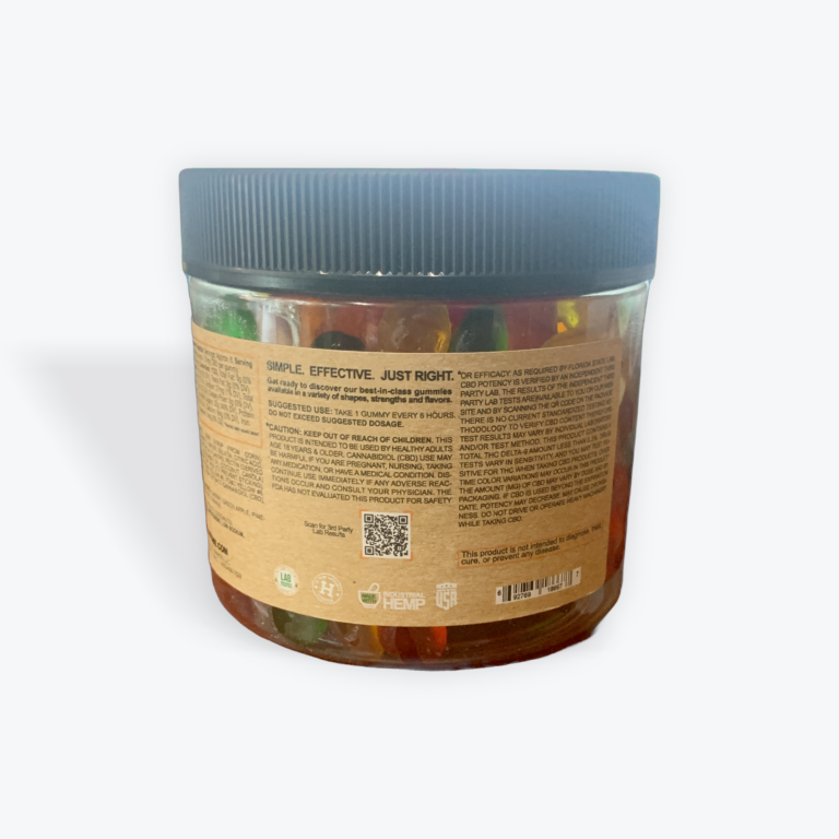 Just CBD Gummy Worms - 30mg CBD Each - Image 2