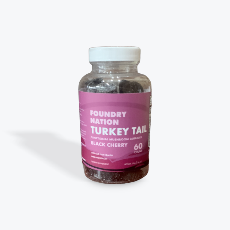 Foundry Nation Turkey Tail Mushroom Gummies - 167mg Each