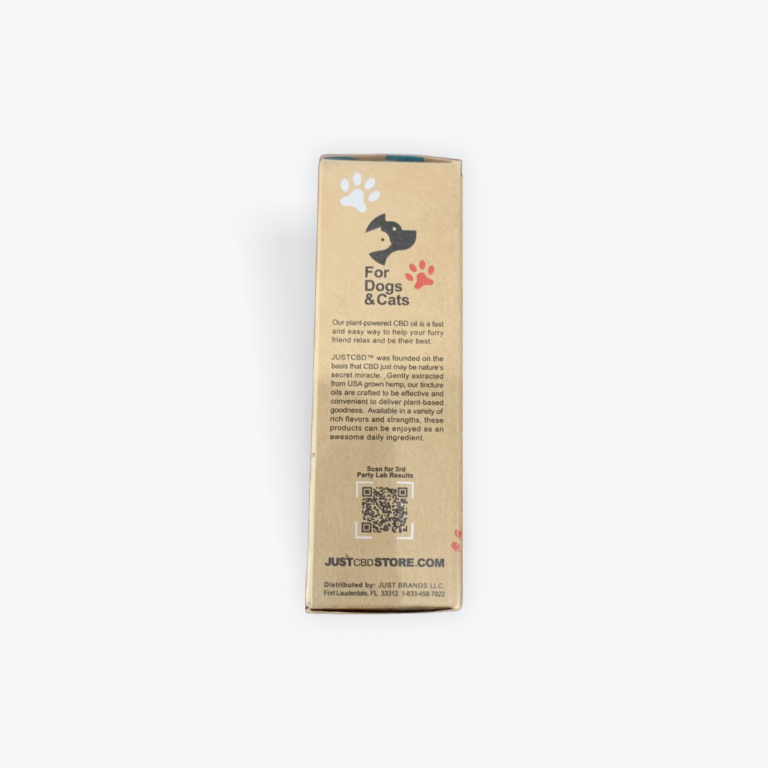 Just CBD Pets Hemp Extract Oil Tuna Flavored - 3mg CBD Per 1mL - Image 2
