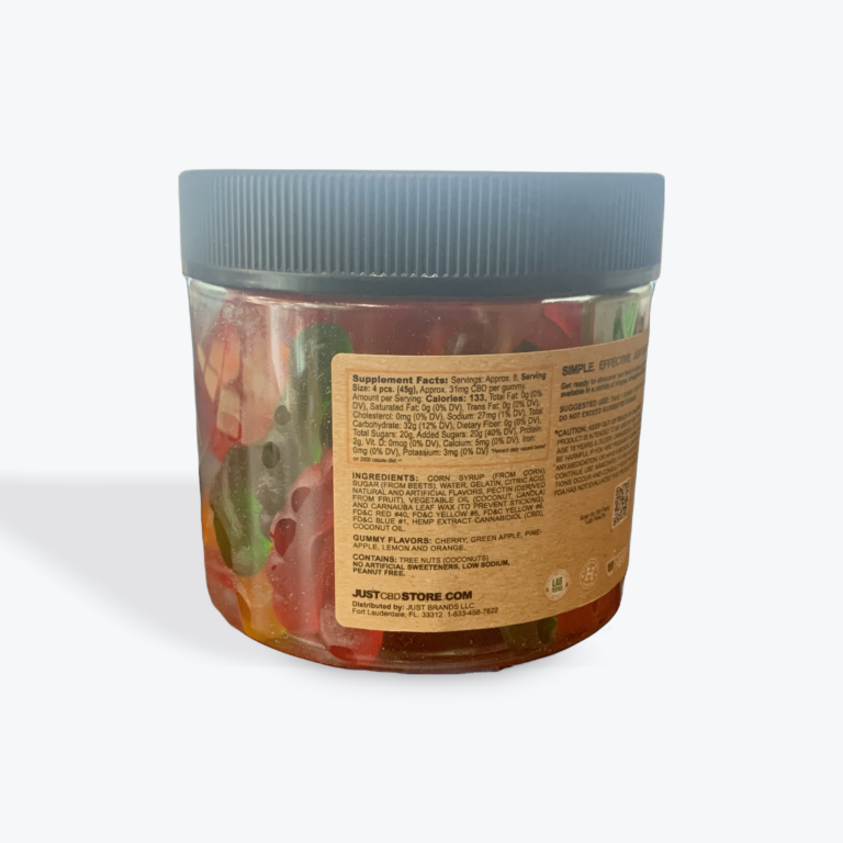 Just CBD Gummy Worms - 30mg CBD Each - Image 3