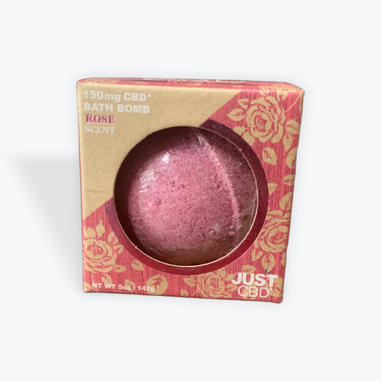 Just CBD 150mg Rose Bath Bomb