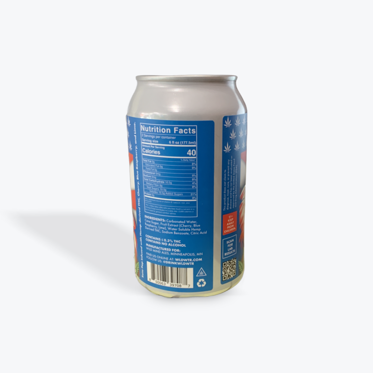 WLD WTR Patriot Punch Bomb Pops Drink - 10mg THC - Image 2