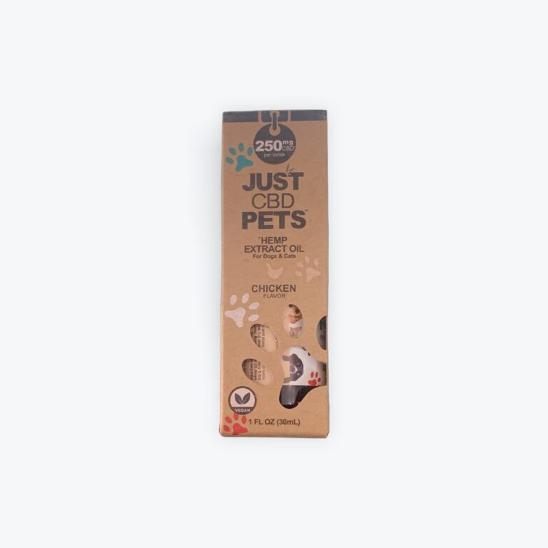 Just CBD Pets Hemp Extract Oil Chicken Flavored - 8mg CBD Per 1mL