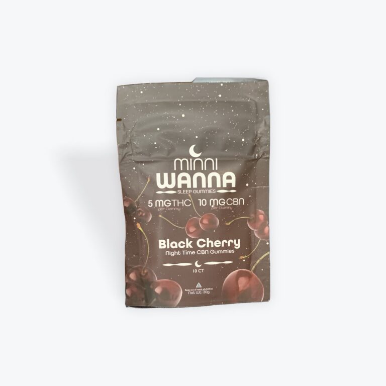 Minni Wanna Black Cherry Gummies - 5mg THC Each