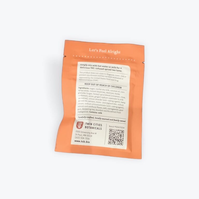 Twin Cities Botanicals Chai High Tea Latte - 10mg THC - Image 2