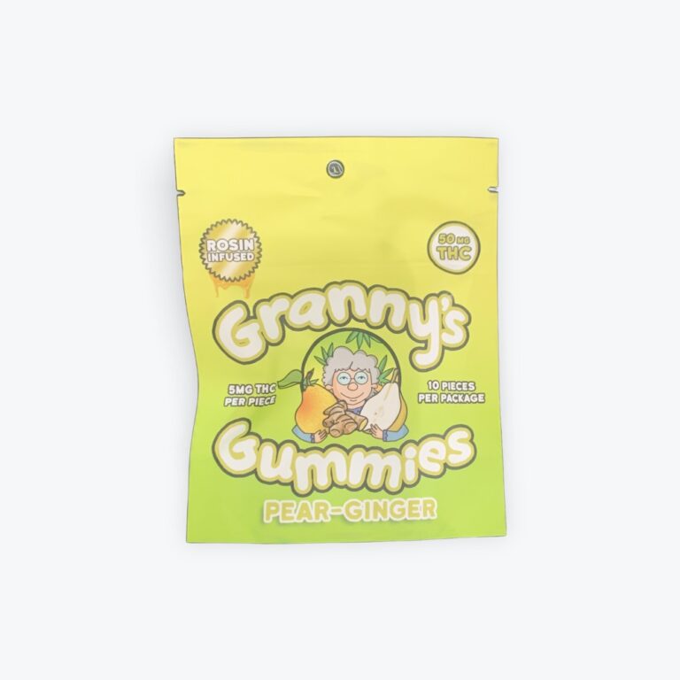 Granny's Pear Ginger Gummies - 5mg THC Each