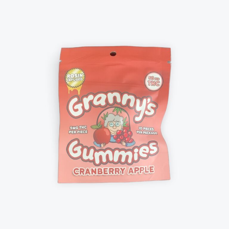 Granny's Cranberry Apple Gummies - 5mg THC Each